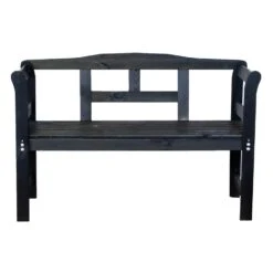 SenS-Line Friesen Tuinbank - Hout - Zwart 9 SenS-Line Friesen Tuinbank - Hout - Zwart -Beliani Winkel 73c8f096df8a47d5bb713e48a611bff5