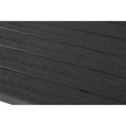 Lisomme Stan Tuintafel Zwart - 150 X 90 Cm -Beliani Winkel 74e307c52cbb41679ea8bcebd0f408de