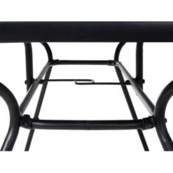 Beliani Tuintafel LIVO - Zwart Staal 6 Beliani Tuintafel LIVO - Zwart Staal -Beliani Winkel 750d8eddbc1e4de5ab78aec7453526f4