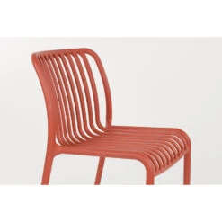 Housecraft Living Mante Tuinstoelen Kunststof Terra/ Rood - Set Van 4 -Beliani Winkel 75560f5d3a51430a8ca1e077c524e1f8