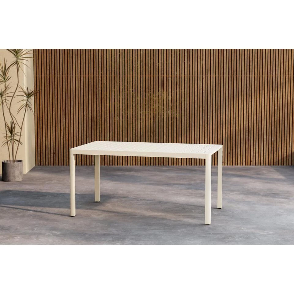 Svea - Zoe Eettafel - 150 X 85 X 72 Cm - Beige 2 Svea - Zoe Eettafel - 150 X 85 X 72 Cm - Beige - Afbeelding 2