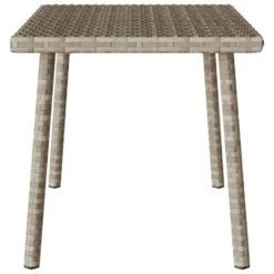 VidaXL - Tuin Salontafel - Grijs - Poly Rattan - 60 X 40 X 37 Cm -Beliani Winkel 75cefcd685ea4c53b9daaa846fc114a1