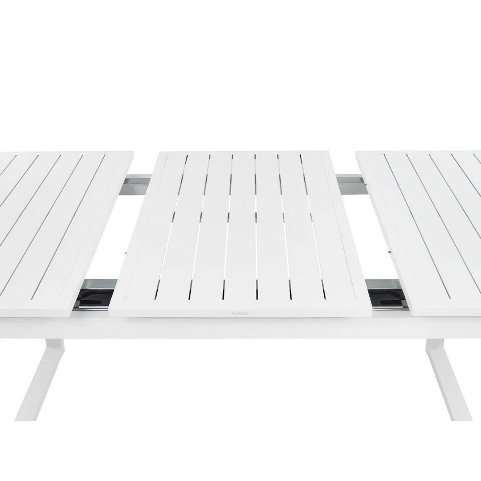 VALCANETTO - Tuintafel - Wit - 90 X 180/240 Cm - Aluminium 7 VALCANETTO - Tuintafel - Wit - 90 X 180/240 Cm - Aluminium - Afbeelding 7