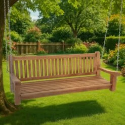 CLP Schommelbank Joyce 180 Cm - Teak -Beliani Winkel 774c9c0b05eb4737b490b3188db40802