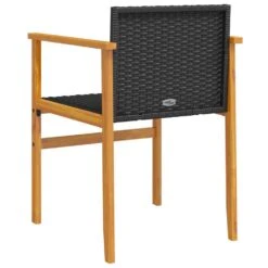 VidaXL - Tuinstoelen - Zwart - Poly Rattan - 2 Stuks 17 VidaXL - Tuinstoelen - Zwart - Poly Rattan - 2 Stuks -Beliani Winkel 77dce52f3d7c48cba3c9872d5f342ca8