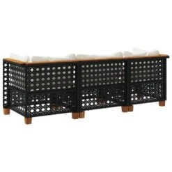 VidaXL - Tuinbank - Zwart - Poly Rattan - 3 Stuks -Beliani Winkel 78e88ff44f3e44ac9f1f1c49d5aa6b32