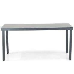 Dining Tuintafel Rechthoekig 160 X 90 Cm Aluminium/HPL Grijs Porto -Beliani Winkel 7b155ddd6bda49a49dc6e853cba55bdf