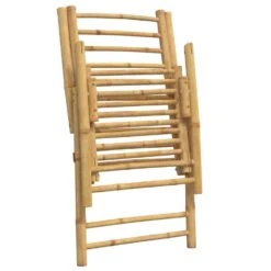 VidaXL - Inklapbaar Tuinstoelen - Kussens - Bruin - Bamboe - 2 Stuks -Beliani Winkel 7b564da4219b493d87df5901333866fa