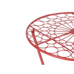 Beliani Tuintafel SCARIO - Rood Ijzer 7 Beliani Tuintafel SCARIO - Rood Ijzer -Beliani Winkel 7b82362a604e47279a5d4fdfa1dc30cc