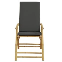 VidaXL - Inklapbaar Tuinstoelen - Kussens - Bruin - Bamboe - 2 Stuks -Beliani Winkel 7d2824cd64b548a69c009e14e9b48dc3