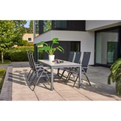 Hartman Comino Dining Tuintafel 223x105 Cm. - Keramiek/Grijs -Beliani Winkel 7e57a1a0d99d4296a291acd45dc54ad5
