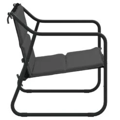 VidaXL - 2-zits Tuinbank Met Kussen Antracietkleurig - - Staal - 110x70x74 Cm -Beliani Winkel 7ea8d71a8e1b488a8d5266ffa83d2ba6