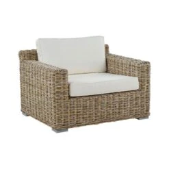 ARDEA - Tuinstoel Set Van 2 - Natuurlijk - Rotan -Beliani Winkel 7f140cc102134287b7e6c92960aa8f5a