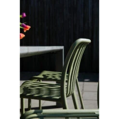 Housecraft Living Mante Tuinstoelen Kunststof Groen - Set Van 4 -Beliani Winkel 7fa5f55092d54768bb9f992c05c6f579