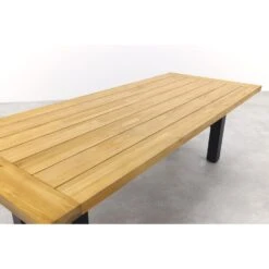 Hartman Heron Dining Tuintafel 300x100 Cm. - Black -Beliani Winkel 804745f4ba314d0295342fa514b1a318