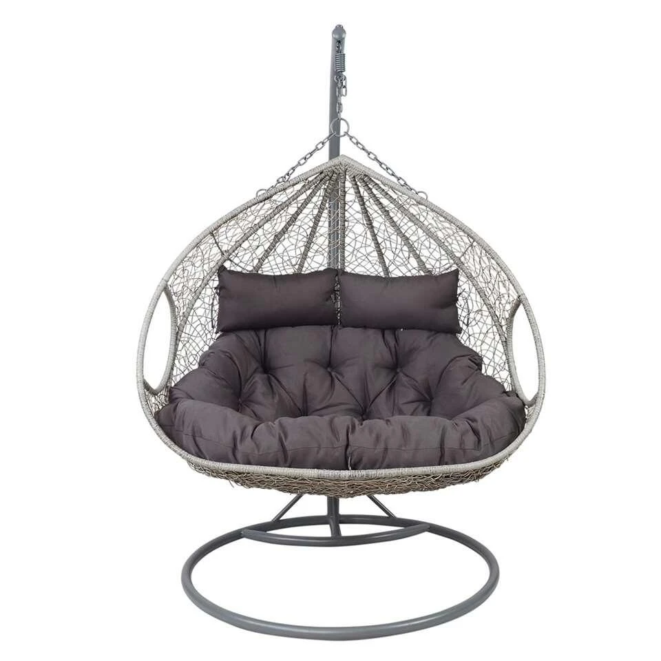 Hangstoel Close 2 Pers - Grijs 1 Hangstoel Close 2 Pers - Grijs