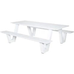 Picknicktafel Breeze - Wit - 20x187x76 Cm