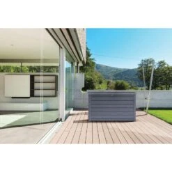 Keter Opbergbox Ontario 870L - Grijs - 147x83x86 Cm -Beliani Winkel 81019846 9050