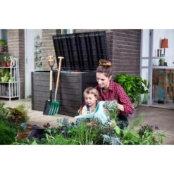 Keter Opbergbox Ontario 870L - Grijs - 147x83x86 Cm -Beliani Winkel 81019846 9052