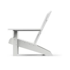 Keter Troy Adirondack Tuinstoel - 81x80x96,5cm - Wit -Beliani Winkel 81026433 0002