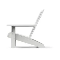 Keter Troy Adirondack Tuinstoel - 81x80x96,5cm - Wit -Beliani Winkel 81026433 0101