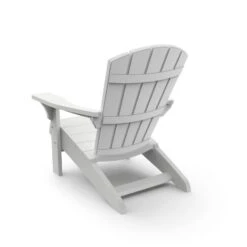 Keter Troy Adirondack Tuinstoel - 81x80x96,5cm - Wit -Beliani Winkel 81026433 0102