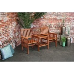 SenS-Line Tête à Tête Memphis - Bruin -Beliani Winkel 81026670 0300