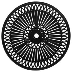 VidaXL - Tuintafel - Zwart - Aluminium -Beliani Winkel 814bd16b9be14333882c002f268c1e2e