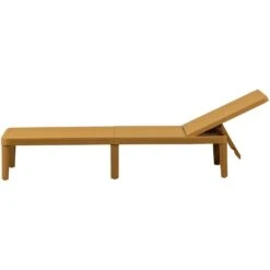 WOOOD Jinte Ligbed Tuin - Kunststof - Geel - 29x55x191 -Beliani Winkel 821583a064734ae1aea682c60590de06