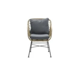 Set Van 4 - Garden Impressions Margriet Tuinstoel - Naturel -Beliani Winkel 82df41104b1447f2ab9ecf9ae97e258d