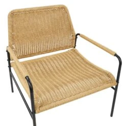PRASIMO - Tuinstoel Set Van 2 - Naturel - PE Rotan 19 PRASIMO - Tuinstoel Set Van 2 - Naturel - PE Rotan -Beliani Winkel 86972deb716442249b3967bbe18483ab