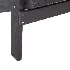 ADIRONDACK - Tuinstoel Met Voetenbank - Grijs - Kunsthout -Beliani Winkel 86e6e393248e44ada0d456f70cdea2ff