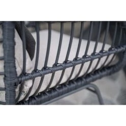 Set Van 4 - Garden Impressions Margriet Tuinstoel - Zwart/Zand -Beliani Winkel 87d285ba5634457788af5db178845066