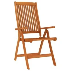 VidaXL - Tuinstoelen - Bruin - Hout - 4 Stuks - Inklapbaar -Beliani Winkel 88ba85c35b354f8a93220e6c32d29a6a