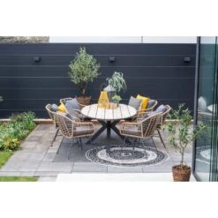 Set Van 4 - Garden Impressions Margriet Tuinstoel - Naturel -Beliani Winkel 8922358c48c148e384f672fef6224c31