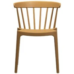 WOOOD Bliss Tuinstoelen - Plant Fiber - Caramel Melange - Set Van 2 -Beliani Winkel 89db35a741474594984711810f9c4077