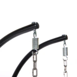 Merkloos HOME DELUXE Polyrotan Hangstoel TWIN Zwart Pure -Beliani Winkel 8b140faf25474a1889727b57feec6288