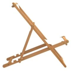 VidaXL Ligstoel 56x105x96 Cm Teakhout Crème 6 VidaXL Ligstoel 56x105x96 Cm Teakhout Crème -Beliani Winkel 8b8040ecaa624a729c24c53a36fb4a20