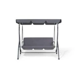 Beliani Schommelbank CHAPLIN - Grijs Polyester -Beliani Winkel 8cd63e9c1d5d43659847eac7064be23c