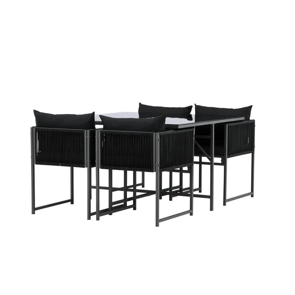 Svea - Isabella Eettafelset - Zwart 6 Svea - Isabella Eettafelset - Zwart - Afbeelding 6