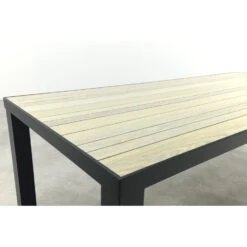 VDG Nola Tuintafel 160x90 Cm. - Antraciet/Houtlook 14 VDG Nola Tuintafel 160x90 Cm. - Antraciet/Houtlook -Beliani Winkel 8d32fdaf0cec461b8992522f21050f4b