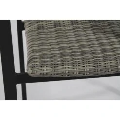 Tuinstoel Stapelbaar Wicker Grijs-antraciet Lifestyle Garden Furniture Upton -Beliani Winkel 8d850e4ae6ab41889af54b8d263c5d40