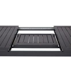 SKALOMA - Tuintafel - Donkergrijs - 180/240 X 90 Cm - Aluminium -Beliani Winkel 9022e9c2ffa444548aa360896b91d236