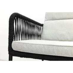 Teresa Dining Rope Tuinstoel - Black 12 Teresa Dining Rope Tuinstoel - Black -Beliani Winkel 90ab18267d89471ba37a823e03922366