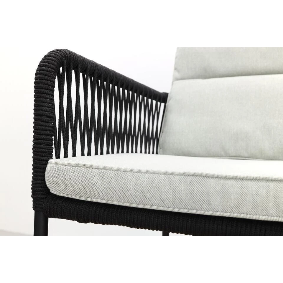 Teresa Dining Rope Tuinstoel - Black 6 Teresa Dining Rope Tuinstoel - Black - Afbeelding 6