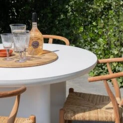 Tuintafel Rond 120cm - Wit Betonlook - Acryl Coating - Miso 8 Tuintafel Rond 120cm - Wit Betonlook - Acryl Coating - Miso -Beliani Winkel 90bfbb23d4c3410891fdebbaed1444e0