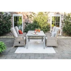 Osborne Verstelbare Fauteuil - Vintage Willow - Desert Sand -Beliani Winkel 90cb893cb96f484aae2054ff37cdab62