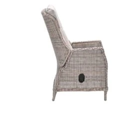 Osborne Verstelbare Fauteuil - Vintage Willow - Desert Sand -Beliani Winkel 912aefd48b6f49d7b0d9daff9cd7f16c