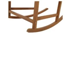 BOJANO - Schommelstoel - Lichte Houtkleur - Acaciahout -Beliani Winkel 91ba23c4eabb4f8ca307b0bab4dcdace