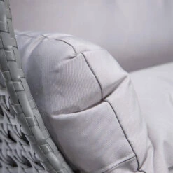 Merkloos HOME DELUXE Hangstoel Grijs Puur -Beliani Winkel 929247925c75461cbbe8604fea391439